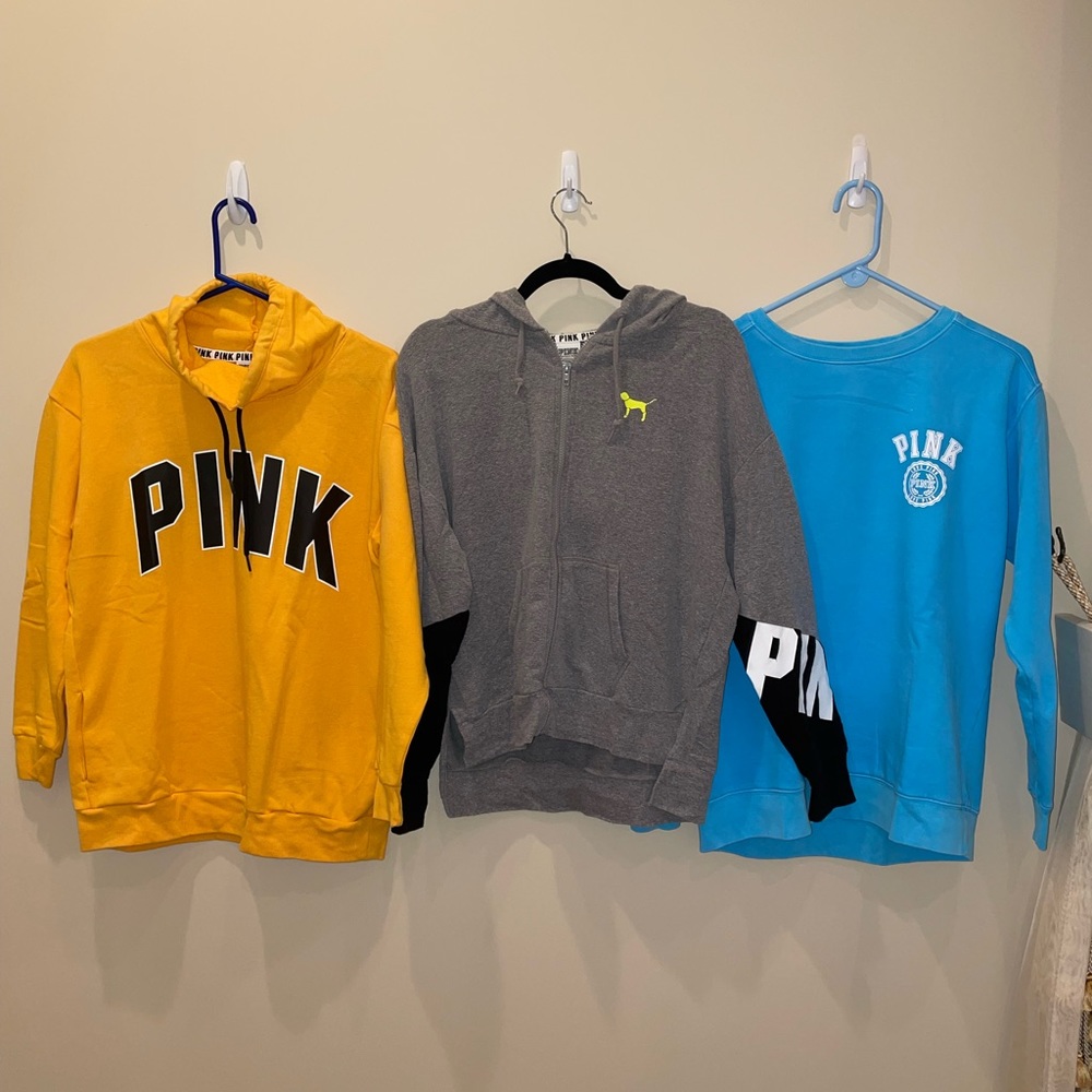 Women’s Size S PINK Sweatshirts **Yellow Only Available